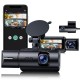 Campark CE66A/DC14 4K 3 Way Triple With WiFi GPS Car Dash Cam Campark CE66A/DC14 4K 3 Way Triple With WiFi GPS Car Dash Cam