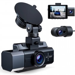 Campark DC40 3 Channel Dash Camera for Cars 4K+1080P Dual Channel, 4K+1080P+1080P Front Inside Rear Car Camera Campark DC40 3 Channel Dash Camera for Cars 4K+1080P Dual Channel, 4K+1080P+1080P Front Inside Rear Car Camera