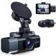 Campark DC40 3 Channel Dash Camera for Cars 4K+1080P Dual Channel, 4K+1080P+1080P Front Inside Rear Car Camera Campark DC40 3 Channel Dash Camera for Cars 4K+1080P Dual Channel, 4K+1080P+1080P Front Inside Rear Car Camera
