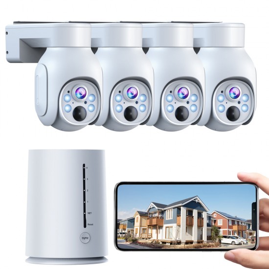 Campark SC19 4MP 355° Pan Tilt Control Wireless Battery Powered PTZ Security Camera