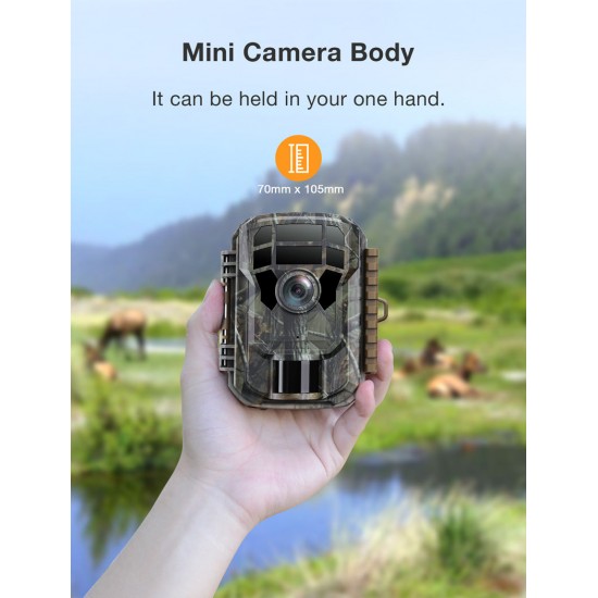 Campark T20A-gray/TC11 Full HD 1080P 24MP Easy-To-Hide Mini Trail Camera