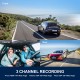 Campark M200 1080P 3 Channel Front and Rear and Inside Dash Cam with GPS Campark M200 1080P 3 Channel Front and Rear and Inside Dash Cam with GPS