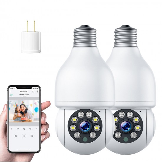 Campark SC16 1080P Wireless WiFi Motion Tracking Lightbulb Security Camera With Alexa Campark SC16 1080P Wireless WiFi Motion Tracking Lightbulb Security Camera With Alexa