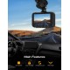 Campark C200 4K Front and Rear Dual Dash Camera with 3 inch LCD Display Campark C200 4K Front and Rear Dual Dash Camera with 3 inch LCD Display