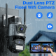 Campark SC33 4K Security Camera Dual Lens PTZ Fixed WiFi Camera with Color Night Vision Campark SC33 4K Security Camera Dual Lens PTZ Fixed WiFi Camera with Color Night Vision