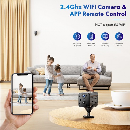 Campark SC13 2MP 2.4G WiFi Battery Portable No Glow Night Vision Live Feed Nanny Camera Campark SC13 2MP 2.4G WiFi Battery Portable No Glow Night Vision Live Feed Nanny Camera