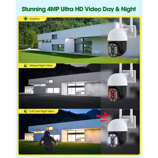Campark SC09 4MP Wireless 10x Hybrid Zoom 360° PTZ Outdoor Security Camera Campark SC09 4MP Wireless 10x Hybrid Zoom 360° PTZ Outdoor Security Camera