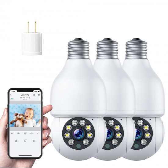 Campark SC16 1080P Wireless WiFi Motion Tracking Lightbulb Security Camera With Alexa Campark SC16 1080P Wireless WiFi Motion Tracking Lightbulb Security Camera With Alexa