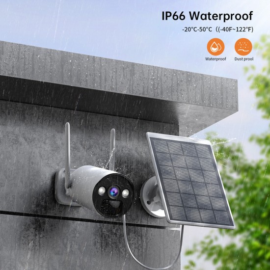 Campark SC08 4MP 4PCS Wireless Solar Powered Real-Time Alert Security Camera System Campark SC08 4MP 4PCS Wireless Solar Powered Real-Time Alert Security Camera System