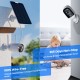 Campark SC05 4MP Wifi Solar Security Camera System With  Color Night Vision