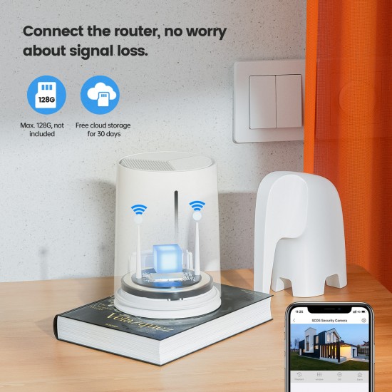Campark SC05 4MP Wifi Solar Security Camera System With Color Night Vision Campark SC05 4MP Wifi Solar Security Camera System With Color Night Vision