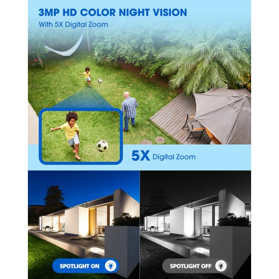 Campark SC12 3MP Outdoor Wireless 4G LTE Cellular Security Camera No WiFi Dome Cam with Solar Panel & SIM Card Campark SC12 3MP Outdoor Wireless 4G LTE Cellular Security Camera No WiFi Dome Cam with Solar Panel & SIM Card