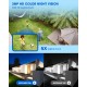 Campark SC12 3MP Outdoor Wireless 4G LTE Cellular Security Camera No WiFi Dome Cam with Solar Panel & SIM Card