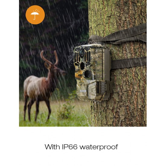 Campark H80 20MP 1296P Wifi Trail Camera with Night Vision Motion Activated for Wildlife Campark H80 20MP 1296P Wifi Trail Camera with Night Vision Motion Activated for Wildlife
