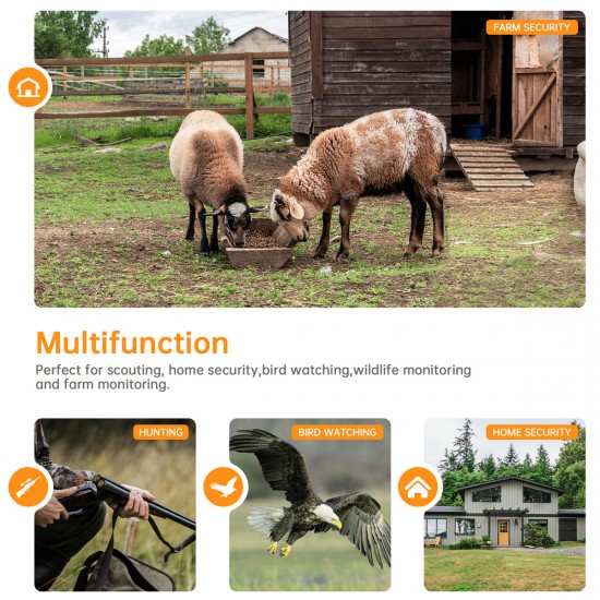 Campark TC04 4K 32MP Wifi Bluetooth Trail Camera 0.1 Trigger Speed for Wildlife Deer Monitoring (Only Available in The US) Campark TC04 4K 32MP Wifi Bluetooth Trail Camera 0.1 Trigger Speed for Wildlife Deer Monitoring (Only Available in The US)