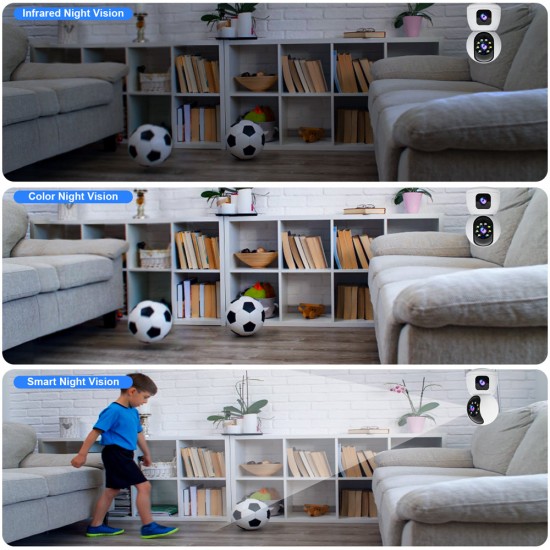 Campark SC24 2MP Dual Lens Indoor Security Camera Wireless With Phone App Auto Tracking For Children & Pet Campark SC24 2MP Dual Lens Indoor Security Camera Wireless With Phone App Auto Tracking For Children & Pet