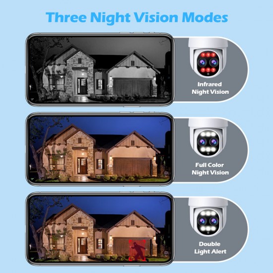 Campark SC20 4K Security Camera 8x Hybrid Zoom PTZ WiFi Dual Lens Cam with Color Night Vision Campark SC20 4K Security Camera 8x Hybrid Zoom PTZ WiFi Dual Lens Cam with Color Night Vision