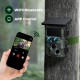 Campark TC22 4K Trail Camera WiFi Dual Lens Solar Power Integrated Game Camera with Starlight Night Vision