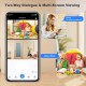 Campark SC24 2MP Dual Lens Indoor Security Camera Wireless With Phone App Auto Tracking For Children & Pet Campark SC24 2MP Dual Lens Indoor Security Camera Wireless With Phone App Auto Tracking For Children & Pet