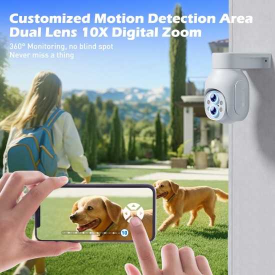 Campark SC22 3MP Security Camera 10 x Hybrid Zoom Wireless WiFi Motion Tracking Surveillance Camera With Alexa Campark SC22 3MP Security Camera 10 x Hybrid Zoom Wireless WiFi Motion Tracking Surveillance Camera With Alexa