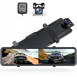 Campark CE80B 4K 12" Full Touch Screen Voice Control Mirror Dash Camera (Out of stock in Canada) Campark CE80B 4K 12" Full Touch Screen Voice Control Mirror Dash Camera (Out of stock in Canada)