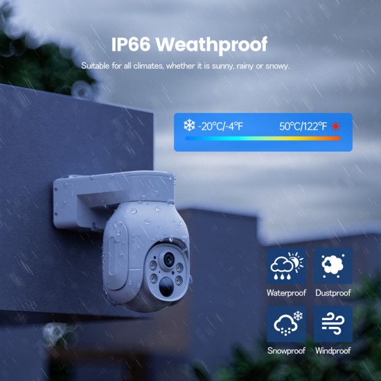 Campark SC19 4MP 355° Pan Tilt Control Wireless Battery Powered PTZ Security Camera Campark SC19 4MP 355° Pan Tilt Control Wireless Battery Powered PTZ Security Camera