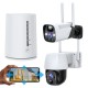 Campark SC06 4MP 100% Wire-Free Battery Powered Security 360° PTZ Camera System With Color Night Vision, No Monthly Fee