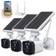 Campark SC02/SC14 4MP Solar Powered Wifi Outdoor Security Camera System with Base Station (Star Products)