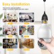 Campark SC16 1080P Wireless WiFi Motion Tracking Lightbulb Security Camera With Alexa Campark SC16 1080P Wireless WiFi Motion Tracking Lightbulb Security Camera With Alexa