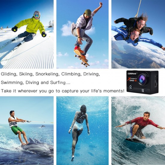 Campark ACT74 Action Camera 4K WiFi Waterproof Sports Camera Campark ACT74 Action Camera 4K WiFi Waterproof Sports Camera