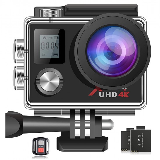 Campark ACT76 Action Camera 4K Ultra HD WiFi Waterproof WI-FI Remote Control