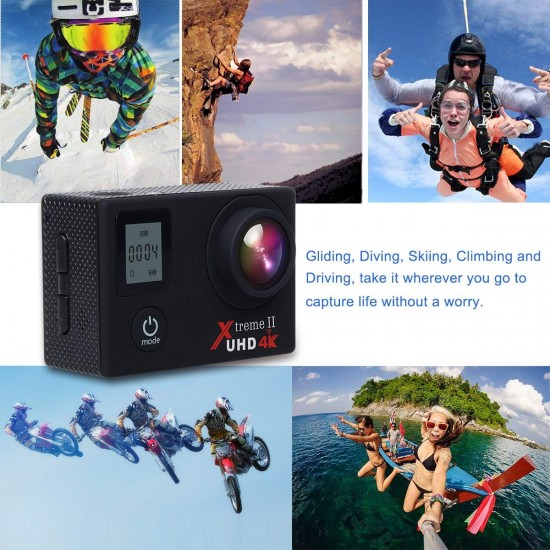 Campark ACT76 Action Camera 4K Ultra HD WiFi Waterproof WI-FI Remote Control Campark ACT76 Action Camera 4K Ultra HD WiFi Waterproof WI-FI Remote Control