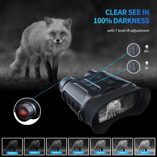 Campark NV100 4X Optical Zoom Night Vision Infrared Binoculars Campark NV100 4X Optical Zoom Night Vision Infrared Binoculars