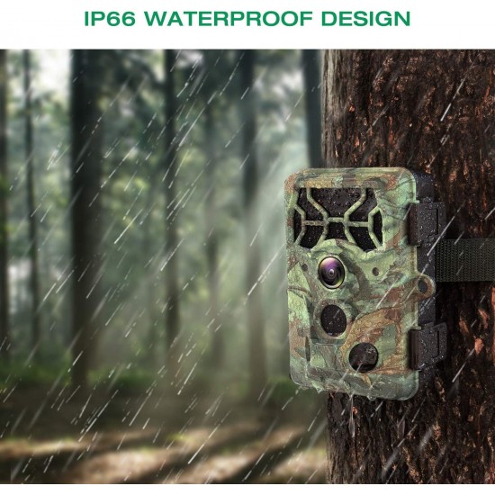 Campark T100 4K 30MP WiFi Bluetooth Trail Game Camera