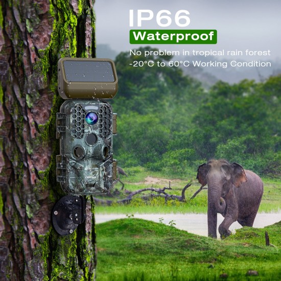 Campark T200 Solar Trail Camera with WiFi Bluetooth Campark T200 Solar Trail Camera with WiFi Bluetooth