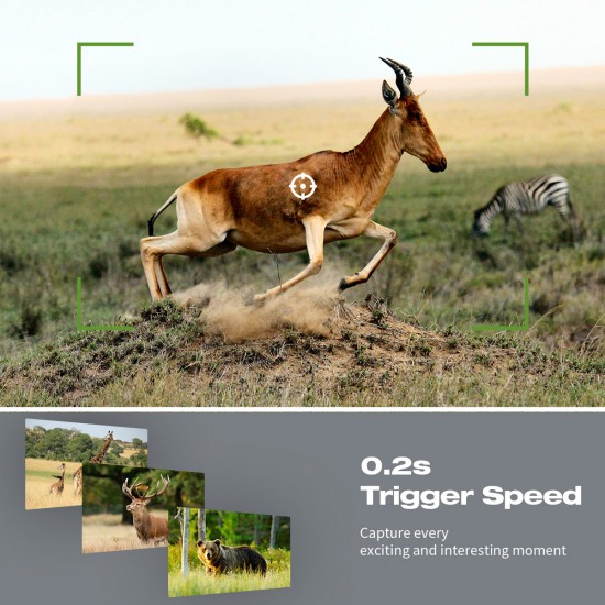Campark TC05 4k 48MP Wifi Night Vision Trail Cam With 32G SD Card Campark TC05 4k 48MP Wifi Night Vision Trail Cam With 32G SD Card