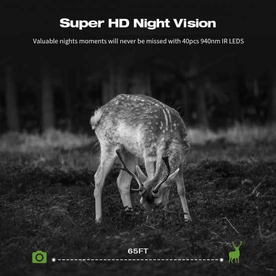 Campark TC05 4k 48MP Wifi Night Vision Trail Cam With 32G SD Card Campark TC05 4k 48MP Wifi Night Vision Trail Cam With 32G SD Card