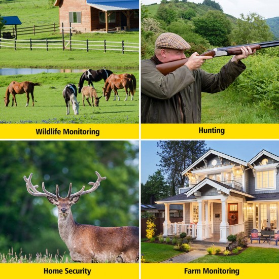 Campark TC06 4k 60MP Wifi Dual Lens Trail Camera With Color Night Vision Campark TC06 4k 60MP Wifi Dual Lens Trail Camera With Color Night Vision