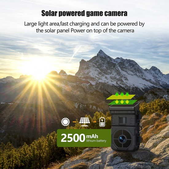 Campark TC15 24MP 1080P Solar Power 0.1S Trigger Time Trail Camera for Outdoor Wildlife Campark TC15 24MP 1080P Solar Power 0.1S Trigger Time Trail Camera for Outdoor Wildlife