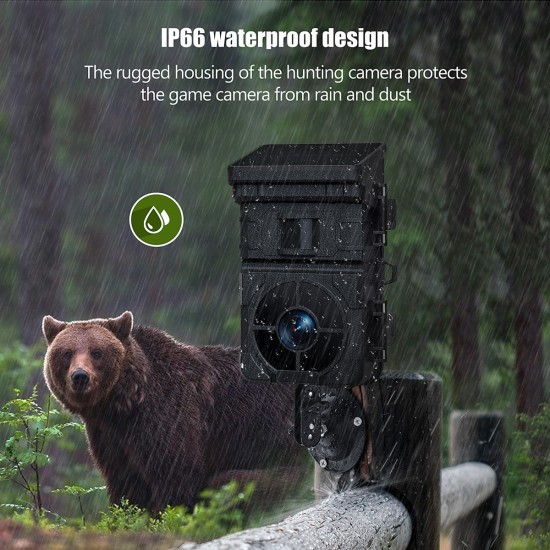 Campark TC15 24MP 1080P Solar Power 0.1S Trigger Time Trail Camera for Outdoor Wildlife Campark TC15 24MP 1080P Solar Power 0.1S Trigger Time Trail Camera for Outdoor Wildlife
