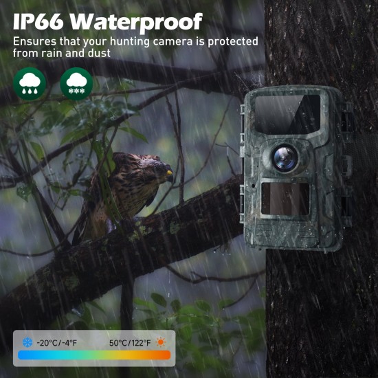 Campark TC24 4K 40MP Trail Camera with 2.0'' LCD and Time Lapse for Wildlife Monitor Campark TC24 4K 40MP Trail Camera with 2.0'' LCD and Time Lapse for Wildlife Monitor