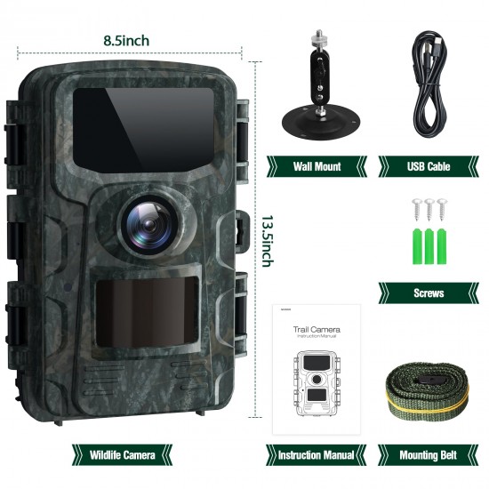 Campark TC24 4K 40MP Trail Camera with 2.0'' LCD and Time Lapse for Wildlife Monitor Campark TC24 4K 40MP Trail Camera with 2.0'' LCD and Time Lapse for Wildlife Monitor