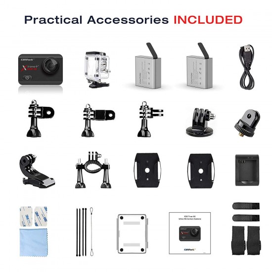 Campark X30 Native 4K 60fps 20MP Waterproof Video Sports Camera WiFi Action Camera Campark X30 Native 4K 60fps 20MP Waterproof Video Sports Camera WiFi Action Camera
