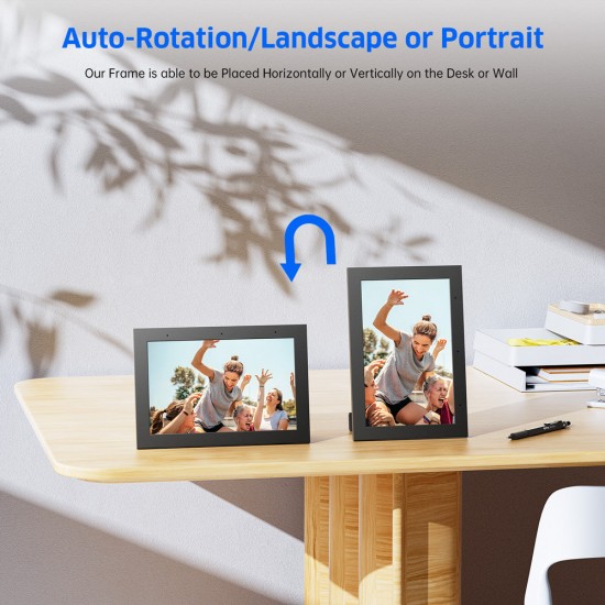 Jeemak PF01 10.1'' Touch Screen Works With Alexa Digital Photo Frame Jeemak PF01 10.1'' Touch Screen Works With Alexa Digital Photo Frame