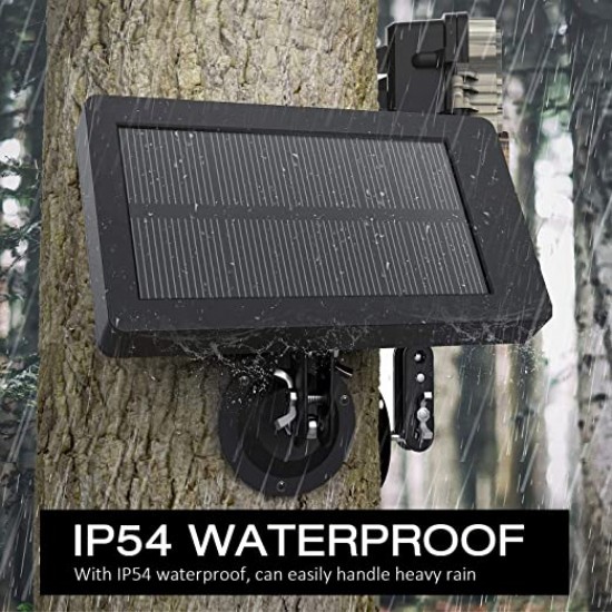 Toguard BC203 Trail Camera Solar Panel DC 5V/6V/9V/12V 2500mAh Solar Power Bank IP54 Waterproof Toguard BC203 Trail Camera Solar Panel DC 5V/6V/9V/12V 2500mAh Solar Power Bank IP54 Waterproof