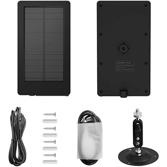 Toguard BC203 Trail Camera Solar Panel DC 5V/6V/9V/12V 2500mAh Solar Power Bank IP54 Waterproof Toguard BC203 Trail Camera Solar Panel DC 5V/6V/9V/12V 2500mAh Solar Power Bank IP54 Waterproof
