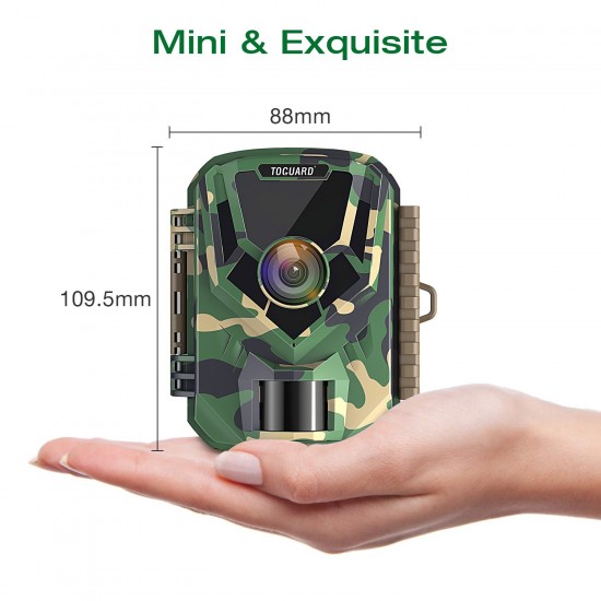 Toguard H20 16MP 1080P Mini Trail Camera  for Wildlife Monitoring and Home Observation