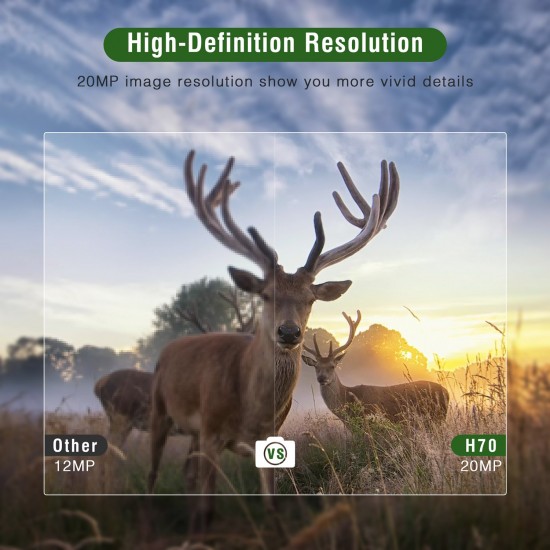 Toguard H70 20MP 1080P Trail Camera for Hunting and Wildlife Monitoring Toguard H70 20MP 1080P Trail Camera for Hunting and Wildlife Monitoring