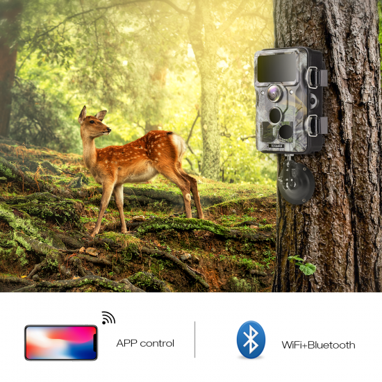 Toguard H85 Trail Camera WiFi Bluetooth 20MP 1296P Hunting Game Camera Toguard H85 Trail Camera WiFi Bluetooth 20MP 1296P Hunting Game Camera
