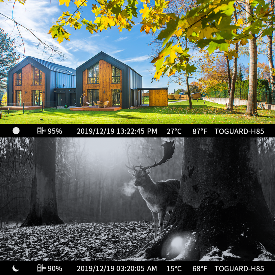 Toguard H85 Trail Camera WiFi Bluetooth 20MP 1296P Hunting Game Camera Toguard H85 Trail Camera WiFi Bluetooth 20MP 1296P Hunting Game Camera